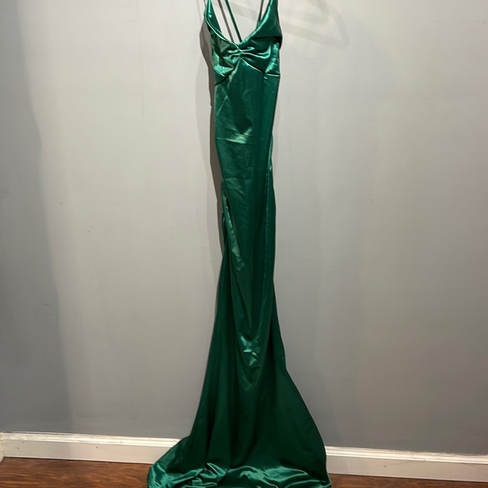 Hunter green gown